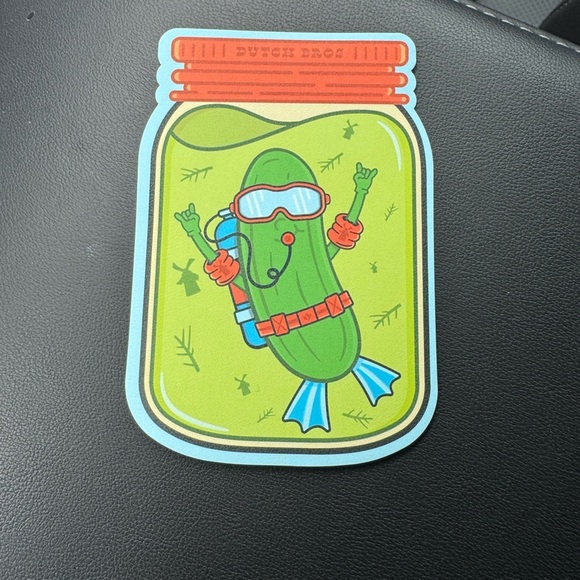 Dutch Bros ‘A Big Dill’ Pickle Sticker 4/2 - Scratch & Sniff - Picture 3 of 5